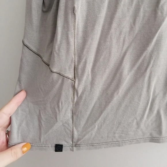 Lululemon Lab Sarala Cotton Tank Top Special Edition Iron Grey Gray Small - Picture 10 of 15